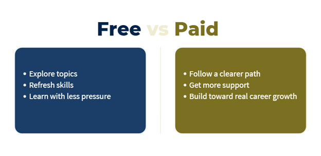 free vs paid options