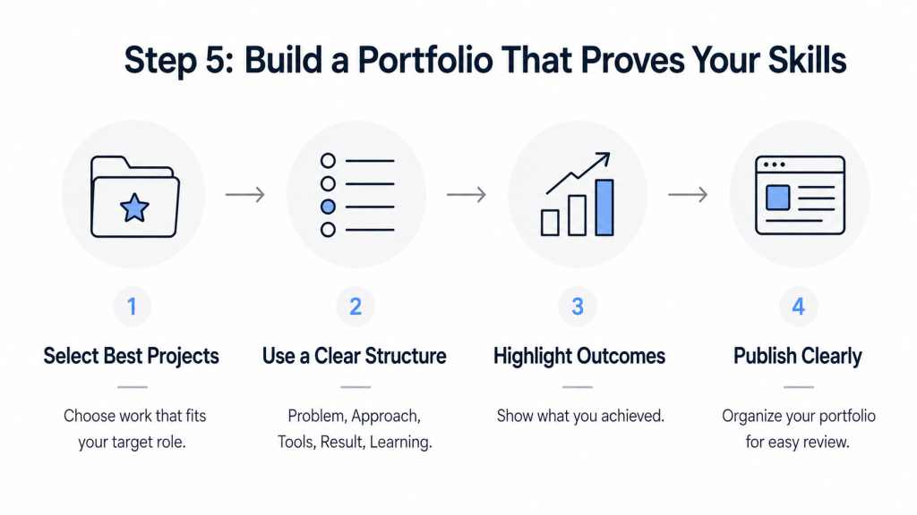 Step 5: How to build a portfolio that proves your tech skills